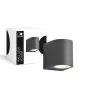 D'Lite Wandleuchte Vossem Schwarz | IP54 - Geeignet für 1x GU10