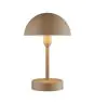Nordlux Ellen To-Go Tischlampe Braun 2.8W 300lm - 830 Warmweiß  | IP44 - Dimmbar - mit Schalter - Akku