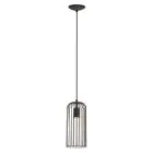Eglo Pendelleuchte Roccamena Schwarz, Bernstein | Geeignet für E27